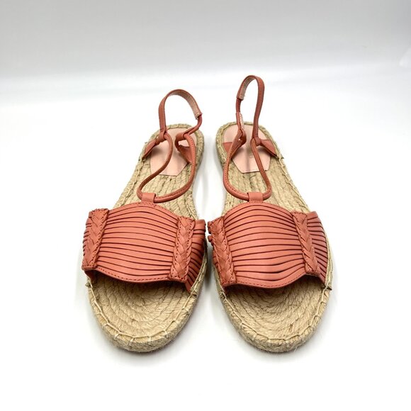 Avec Les Filles Womens Size 8M Pink Flats Espadrilles Sandals Shoes - Picture 2 of 12